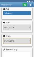 MobileTimerPlus Zeiterfassung screenshot 2