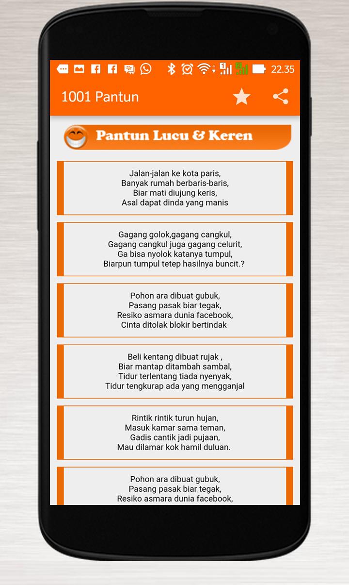 Pantun Terlengkap For Android APK Download