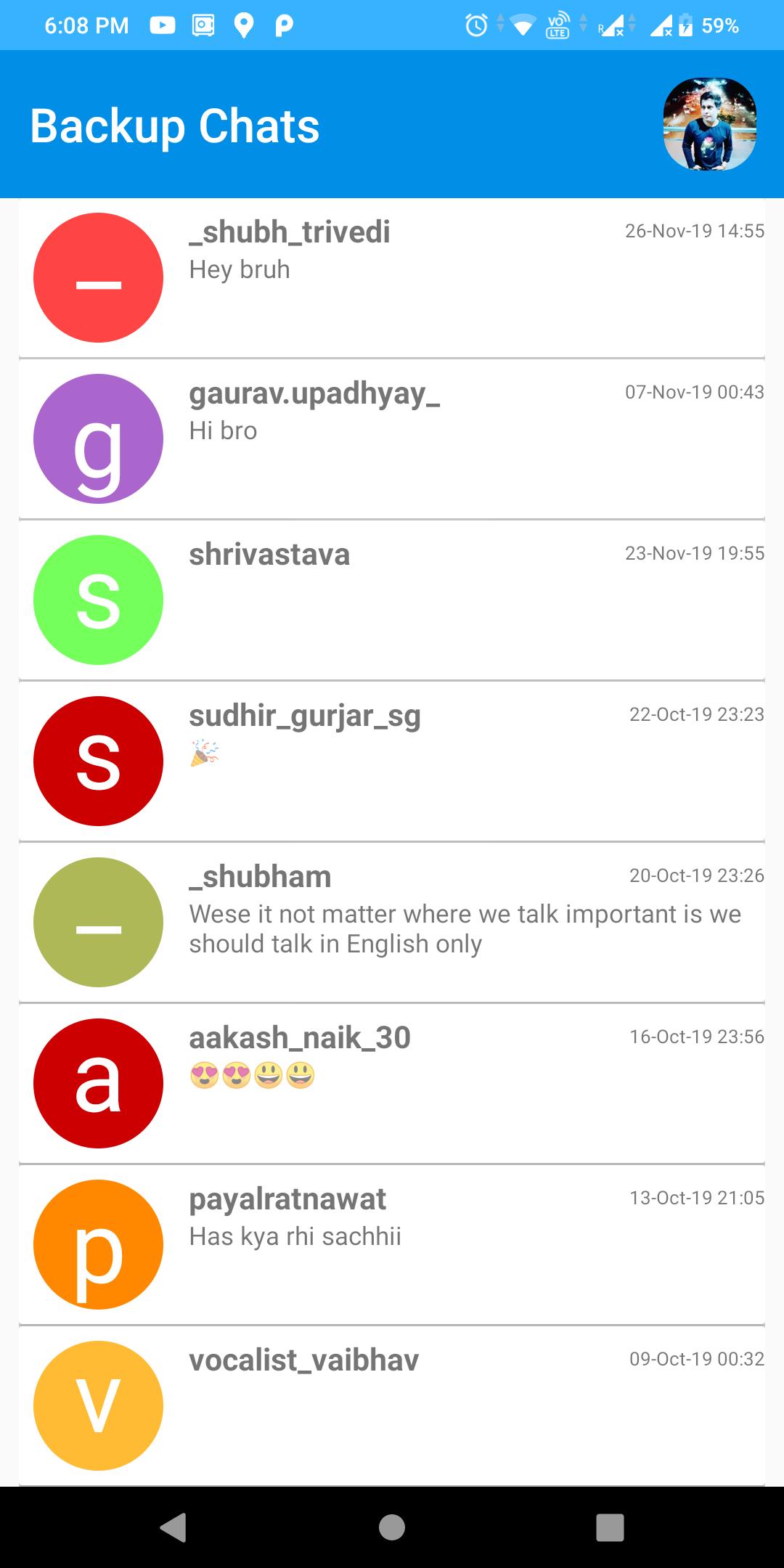Instagram Backup Data Viewer APK for Android Download