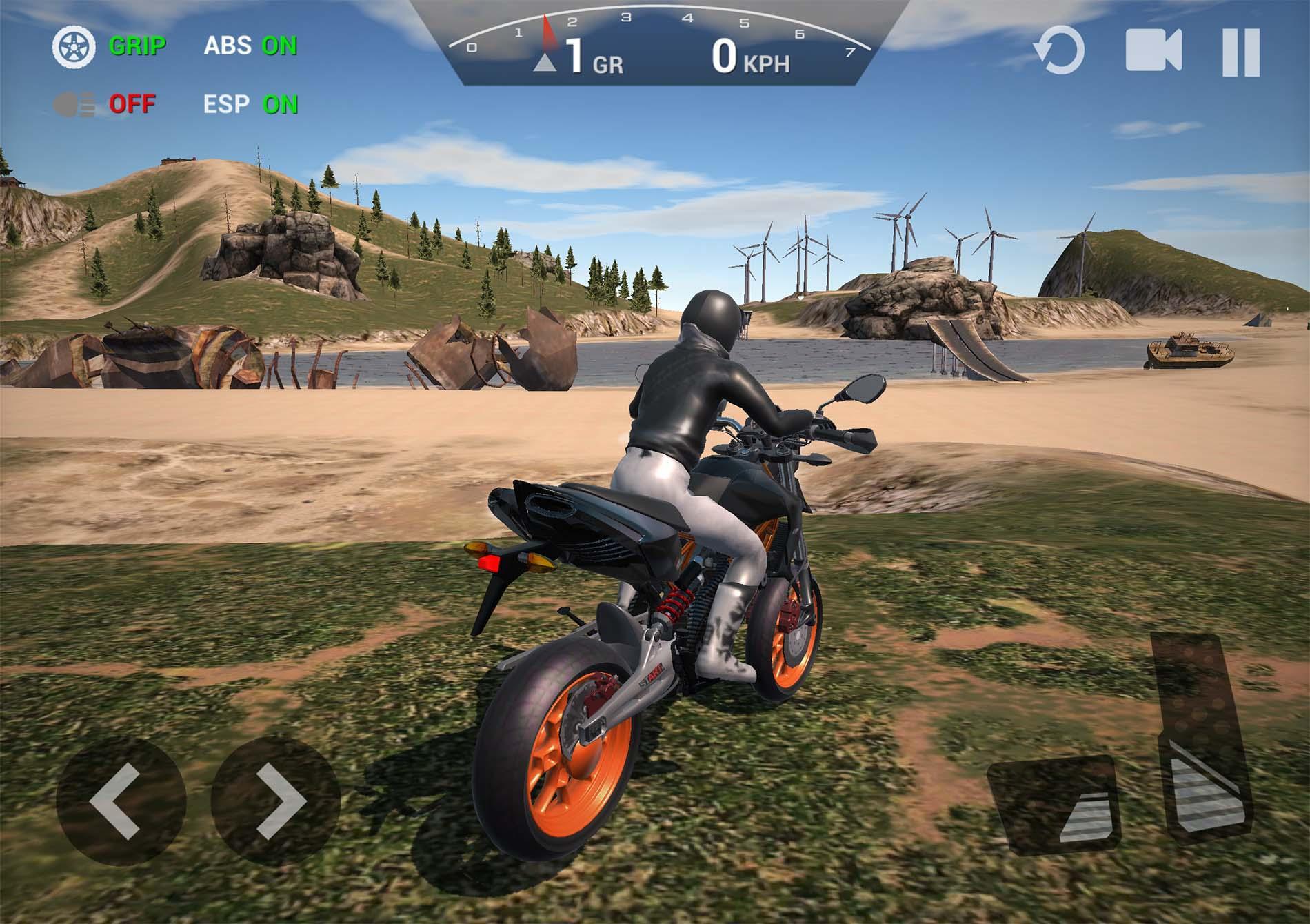 Игра где катаешься на мотоцикле
