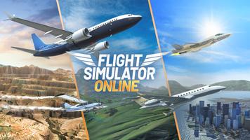 Flugzeug Spiele: Flugsimulator Plakat