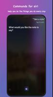 Commands for Siri voice app. screenshot 1