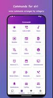 Commands for Siri voice app. Screenshot 2
