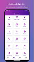 Commands for Siri voice app. screenshot 2