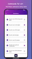 Commands for Siri voice app. Screenshot 3