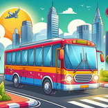 Driving Colorful Bus Game