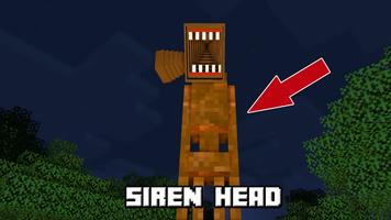 Siren Head Mod for Minecraft syot layar 1