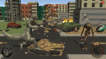 Siren Head vs Godzilla Cartaz