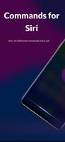 Commands for Siri assistnt app poster