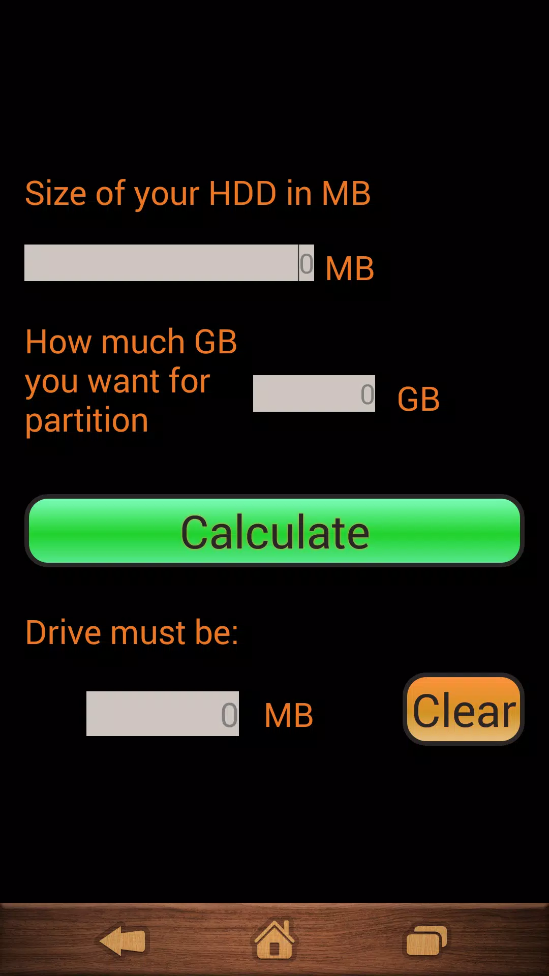 HDD Partition Calculator APK for Android Download
