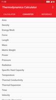 Thermodynamics Calculator تصوير الشاشة 1