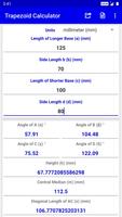 Trapezoid Calculator screenshot 1