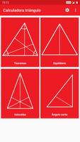 Calculadora triângulo Cartaz