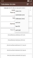 Calculateur de tube capture d'écran 3