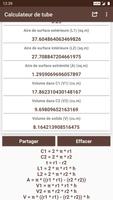 Calculateur de tube capture d'écran 1