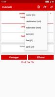 Calculatrice de volume capture d'écran 1