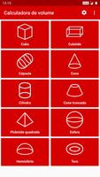 Calculadora de volume Cartaz