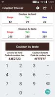 Couleur trouver Affiche