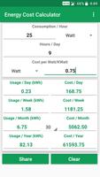 Energy Cost Calculator poster