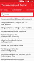 Vermessungstechnik-Rechner Screenshot 1