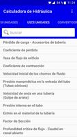 Calculadora de Hidráulica captura de pantalla 1
