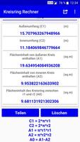 Kreisring Rechner Screenshot 1
