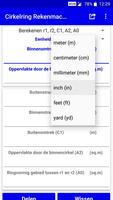 Cirkelring Rekenmachine screenshot 3