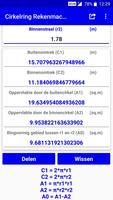 Cirkelring Rekenmachine screenshot 1