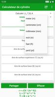Calculateur de cylindre capture d'écran 2