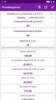 Calculadora de geometria imagem de tela 2