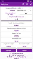 Calculadora de geometria imagem de tela 3