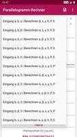 Parallelogramm-Rechner Screenshot 1
