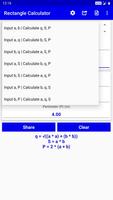 Rectangle Calculator screenshot 1