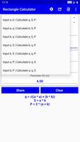 Rectangle Calculator スクリーンショット 1