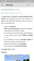 برنامه‌نما Site Minecraft.fr عکس از صفحه
