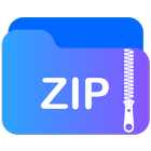 Unzip files - Zip file opener. आइकन