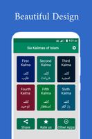 Six Kalmas of Islam - With Aud Cartaz