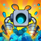 Idle Space Miner-miner tycoon آئیکن