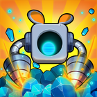 Idle Space Miner-miner tycoon أيقونة