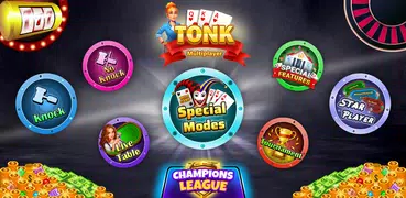 Tonk multiplayer card game