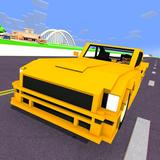 Blocky Racing Game- Car Game icône