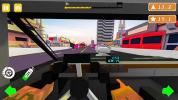 Blocky Racing Game- Car Game capture d'écran 3