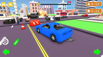 Blocky Racing Game- Car Game capture d'écran 2