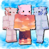 Axolotl Skin For Minecraft PE biểu tượng
