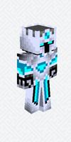 Frost Diamond Skin Minecraft poster