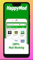 HAPPY MOD:GUIDE DOWNLOAD MODS & TRICKS FREE постер