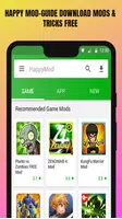 HAPPY MOD:GUIDE DOWNLOAD MODS & TRICKS FREE imagem de tela 1