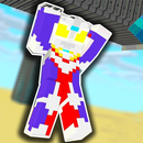 APK Ultraman Skins Minecraft PE