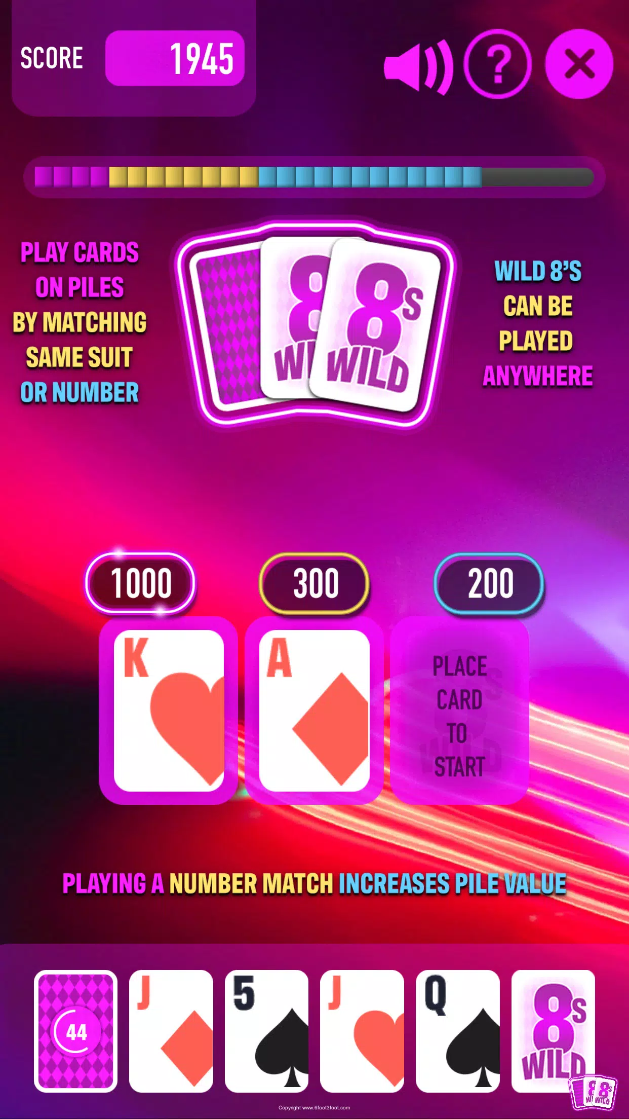 8's Wild! Solitaire