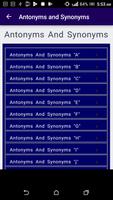 Learn Antonyms & Synonyms Affiche